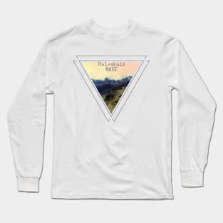 Haleakala National Park Maui Hawaii To travel is to live Long Sleeve T-Shirt